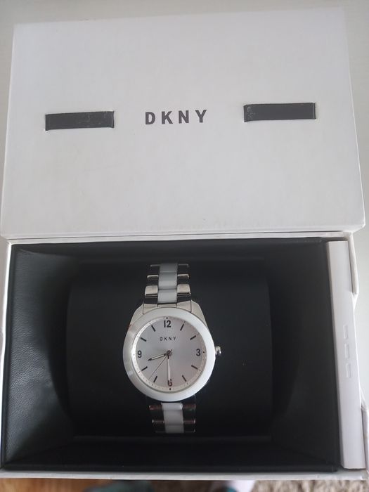 Ceas damă porțelan DKNY