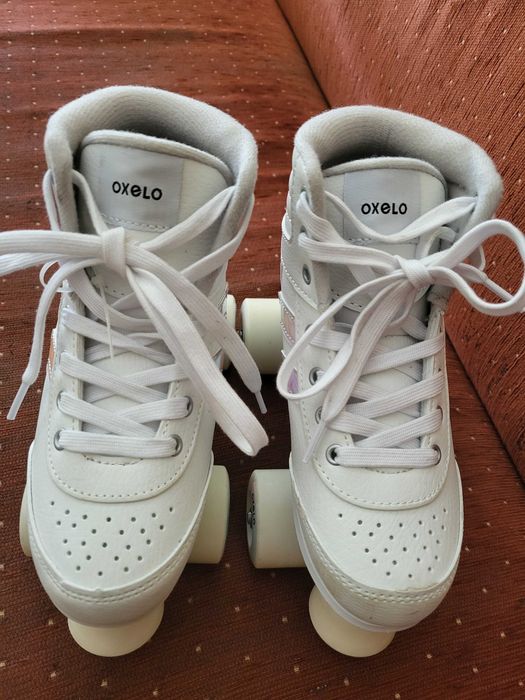 Ролкови кънки за момиче + каска