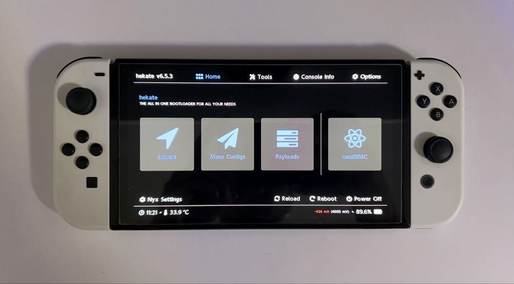 Прошитый Nintendo Switch Oled