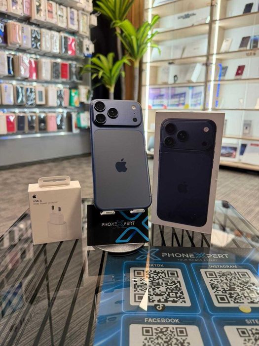 PhoneXpert SH - iPhone 17 Pro Max 256GB Deep Blue Excelent - Baterie 100% 172 cicluri #57473