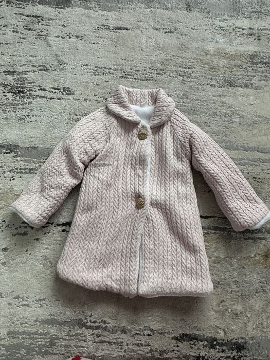 Palton elegant copii  imblanit m 80