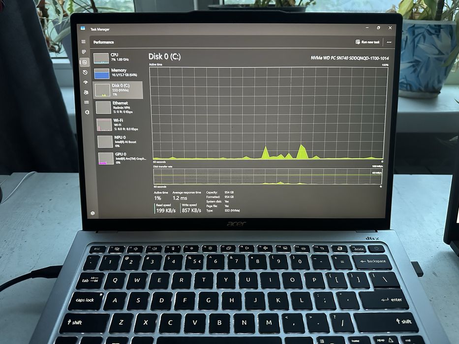 Acer Swift Go 14 touchscreen, Intel core I7 Ultra