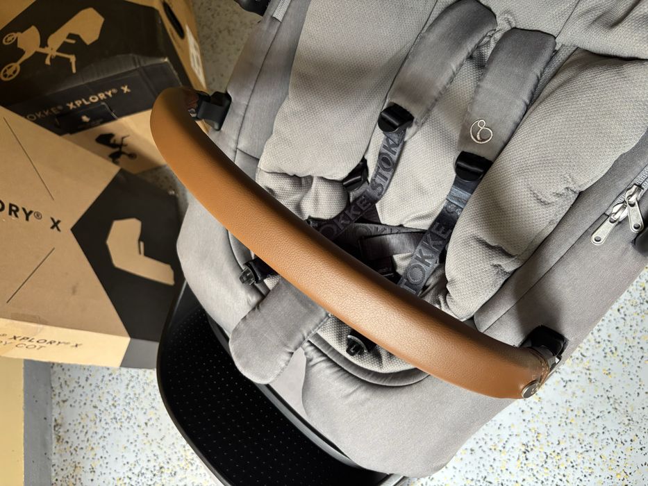 Stokke Xplory X + бебешки кош - цвят Modern Grey