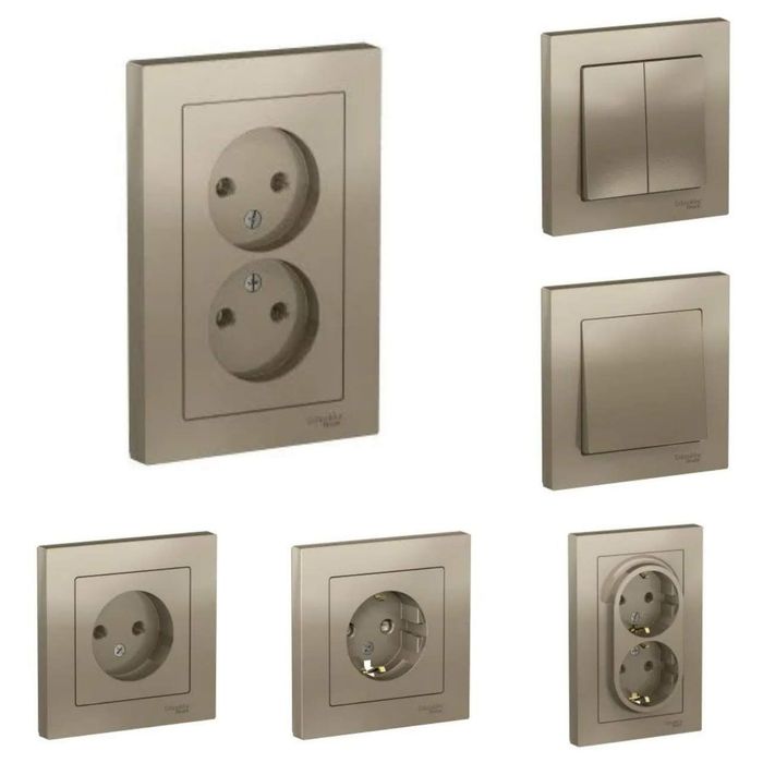 Розетки и выключатели schneider