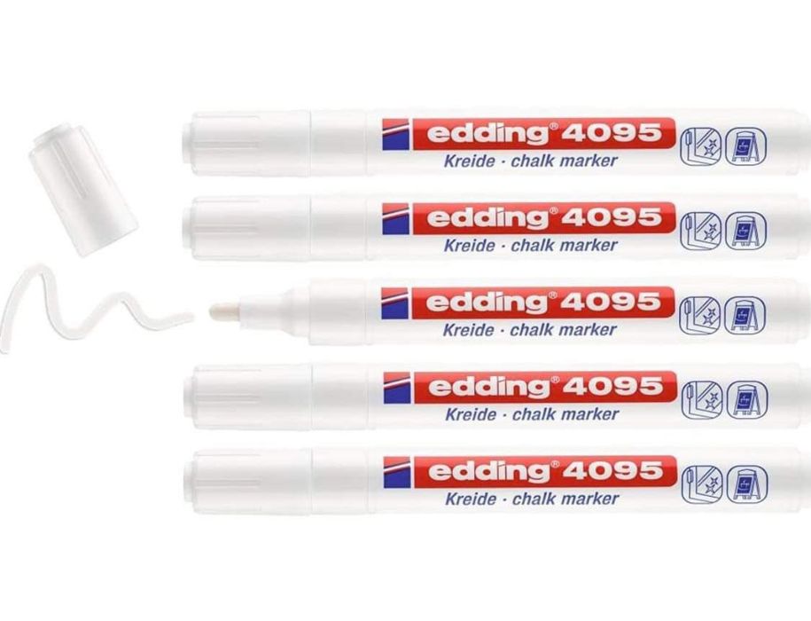 Бял маркер/ тебеширен маркер за черна дъска