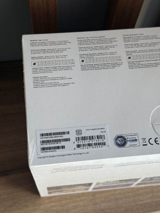 Ochelari VR Pico 4 Ultra - 256/12GB - Nou - Sigilat