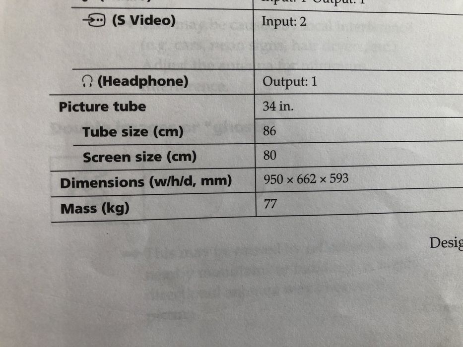 Телевизор Sony KV-LX34 Trinitron