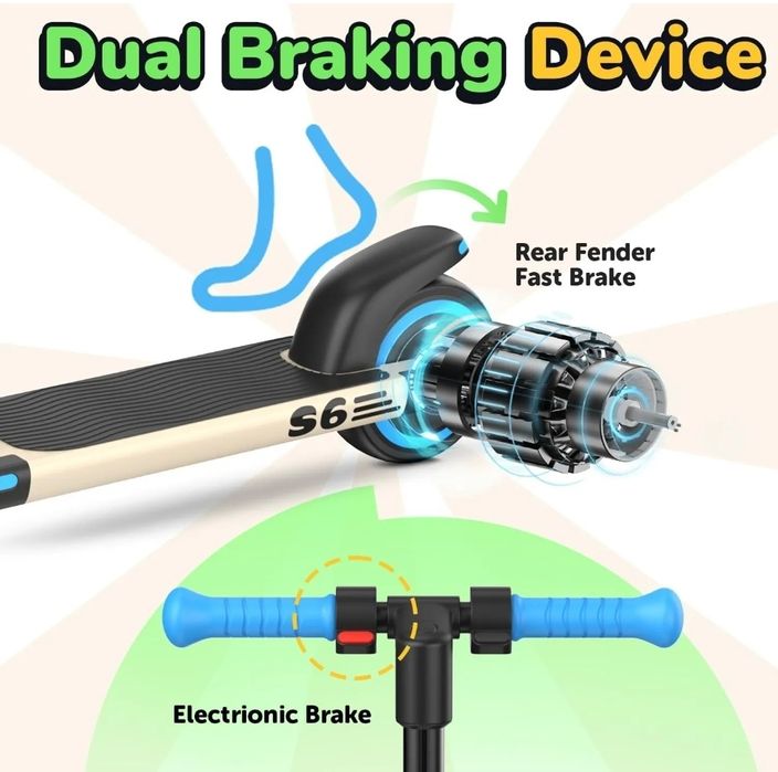 Trotineta electrica copii Isinwheel 14 km/ora portocaliu sigilata NOUA
