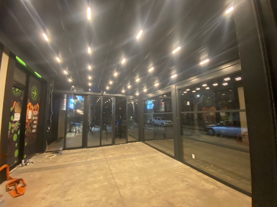 Пергола, биоклиматична пергола, стъклени тавани,гилотинно остъкляване