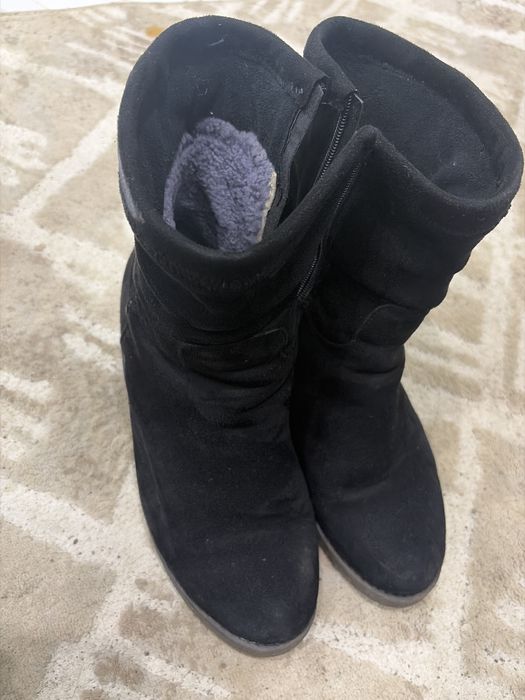 Сапоги зимние черные