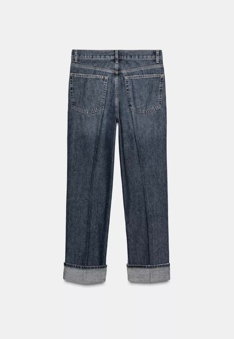 Прави дънки Zara със средна талия