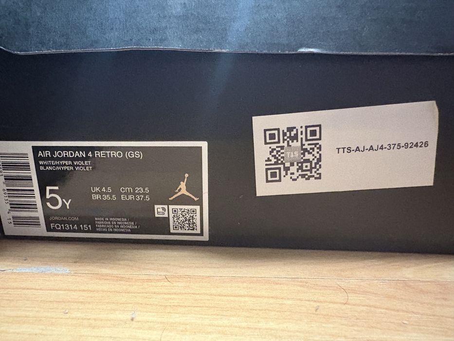 Jordan retro 4 hyperviolet-37,5