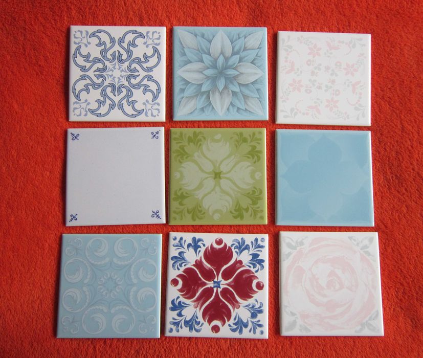 placi ceramice colectie lucrate manual figuri abstracte in relief