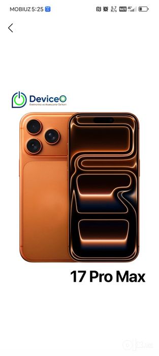 Yangi smartfon 17 Pro Max, original dizayn, yangi holat