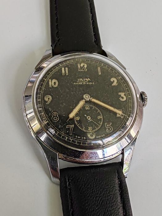 Ceas Irisa Profil Militar Anii'40- 37 mm
