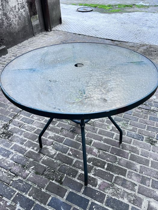 Masa metal sticla Terasa / gradina