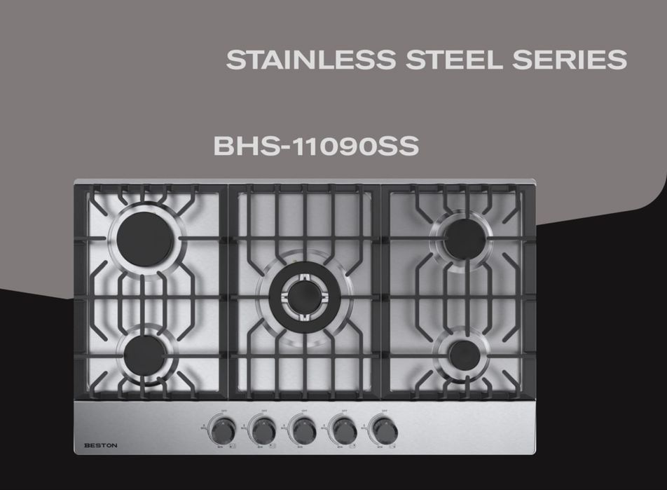 Варочная панель BESTON BHE-10590SS/5 конфорок/+доставка/оптом/ розницу