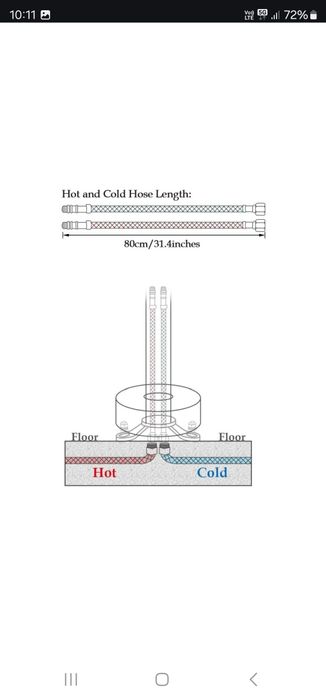 Baterie cada freestanding negru mat, pipa pivotanta 360 de grade