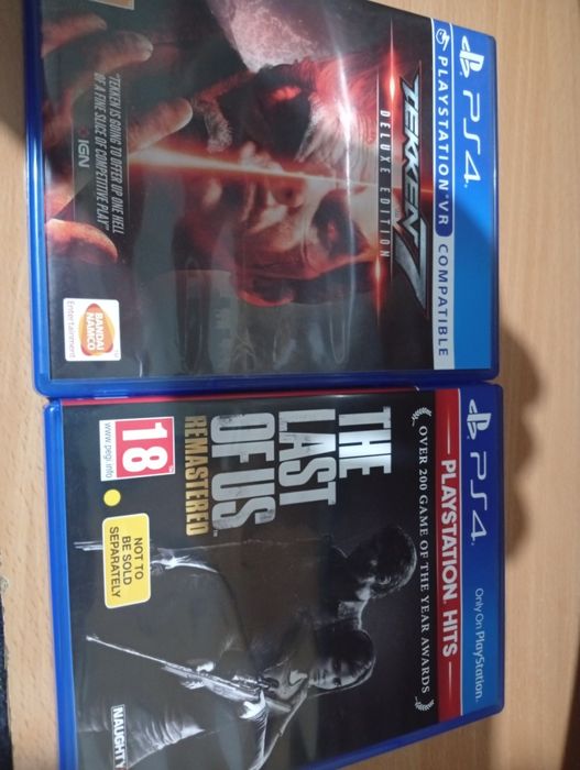Jocuri PS 4 (The last of us și tekken7)