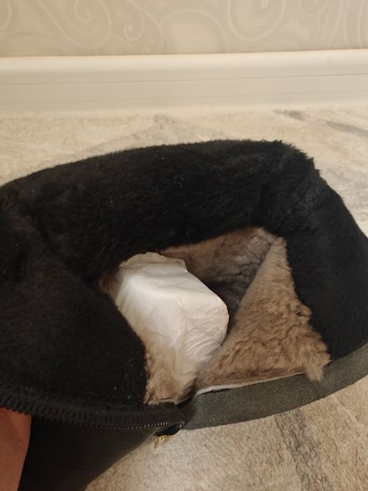 Сапоги кожаные женские