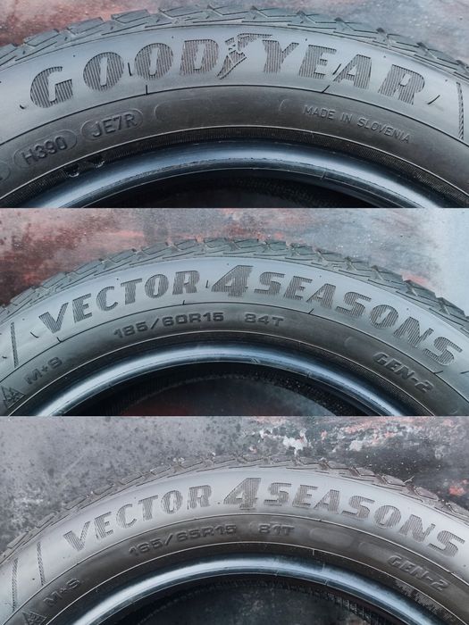 пакет всесезонни гуми 165/65/15 и 185/60/15 GoodYear 4 Season, Smart