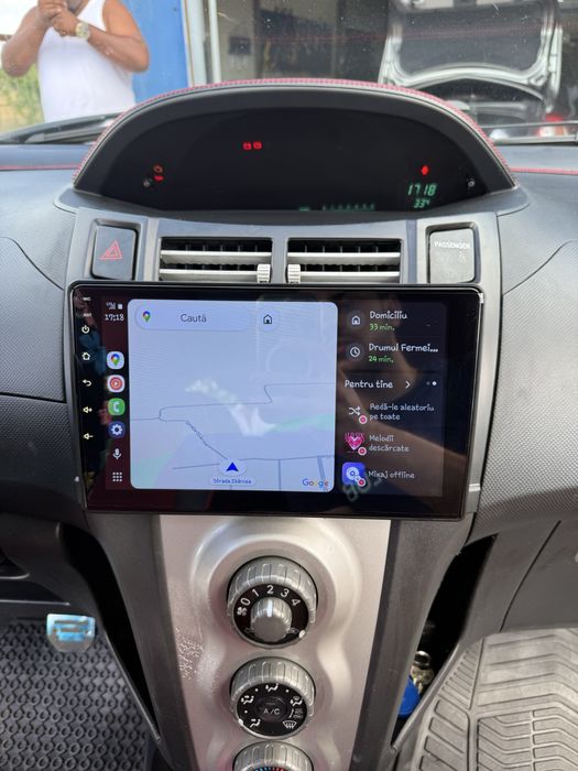 Navigatie Android Dedicata Toyota Yaris . Carplay Android Auto +Camera