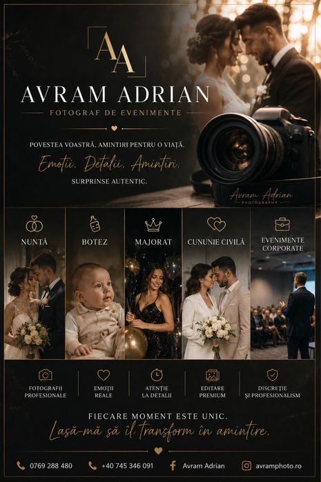 Fotograf de  evenimente  ( servicii foto )