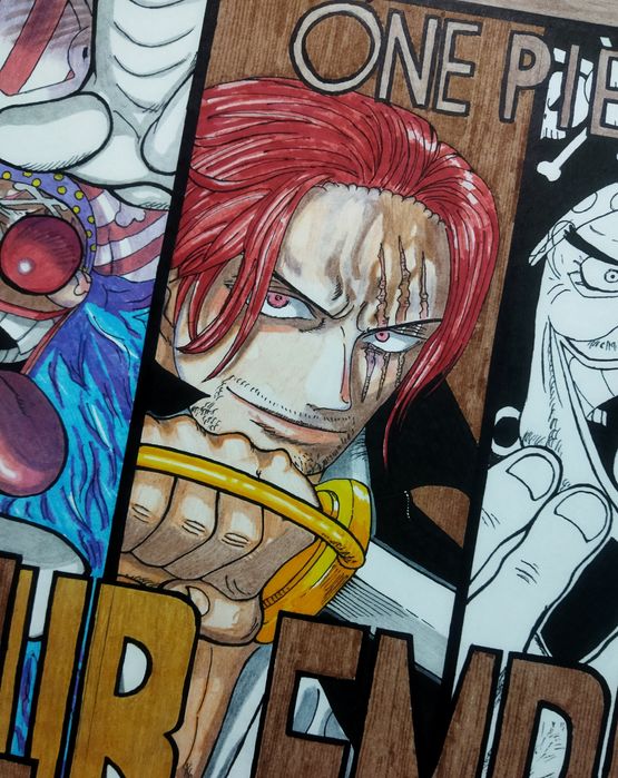 One piece art on A3 paper