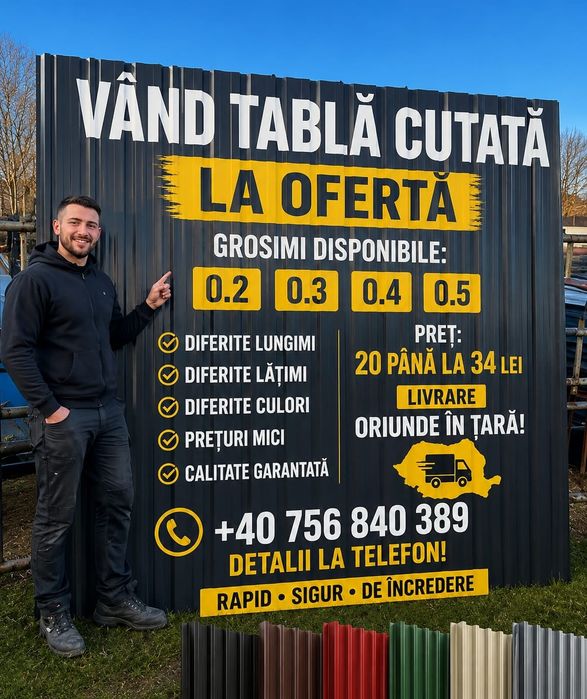 Tabla de vânzare la cel mai bun pret