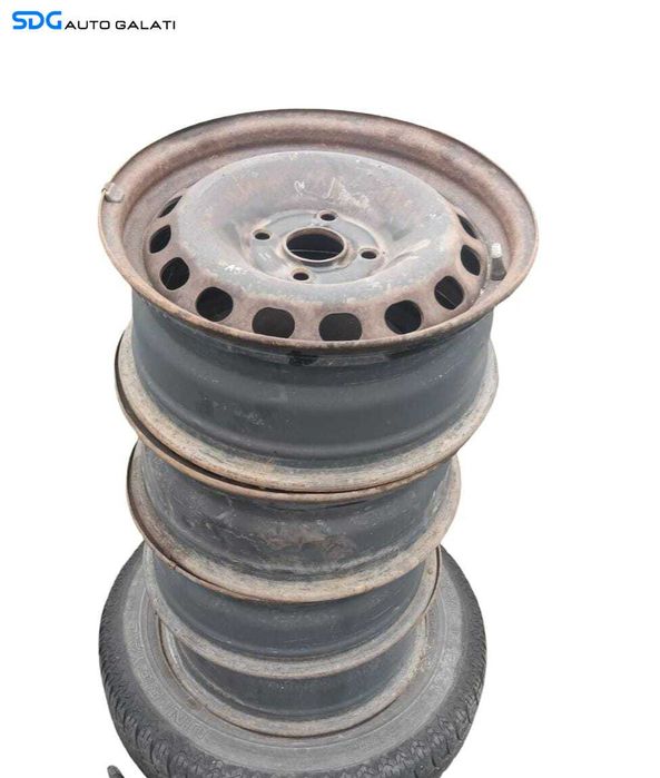 Set 4 Jante Tabla in 4 Prezoane R15 6Jx15H2 ET37 Audi 80 1990 - 1996 Cod 8A0601025G [M9560]