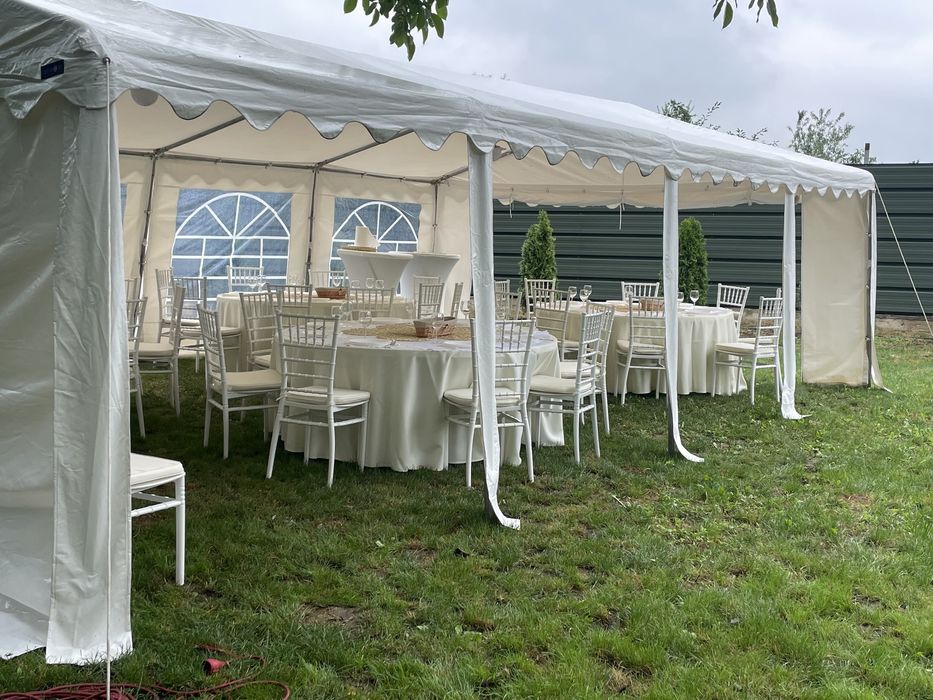 Corturi, mese si scaune de inchiriat pentru evenimente in aer liber