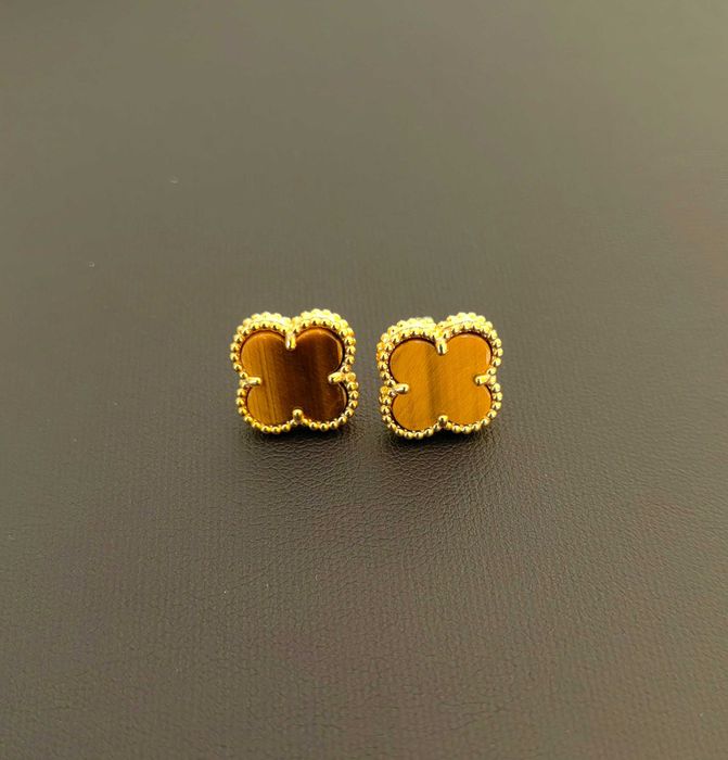 Дамски обеци Van Cleef & Arpels VCA Vintage Alhambra earrings