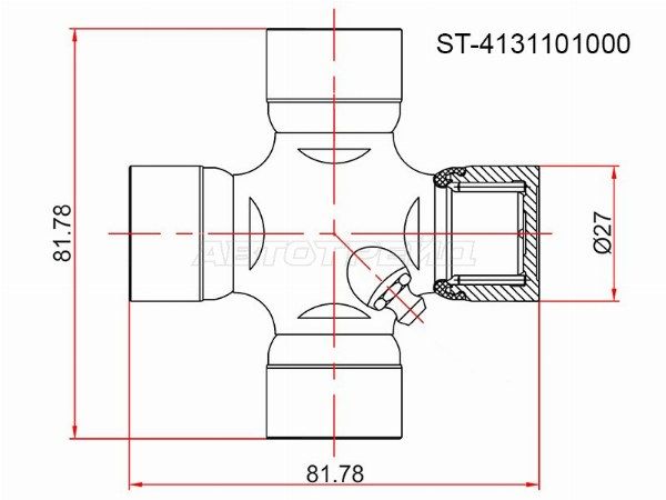 Крестовина карданного вала Toyota 4runner