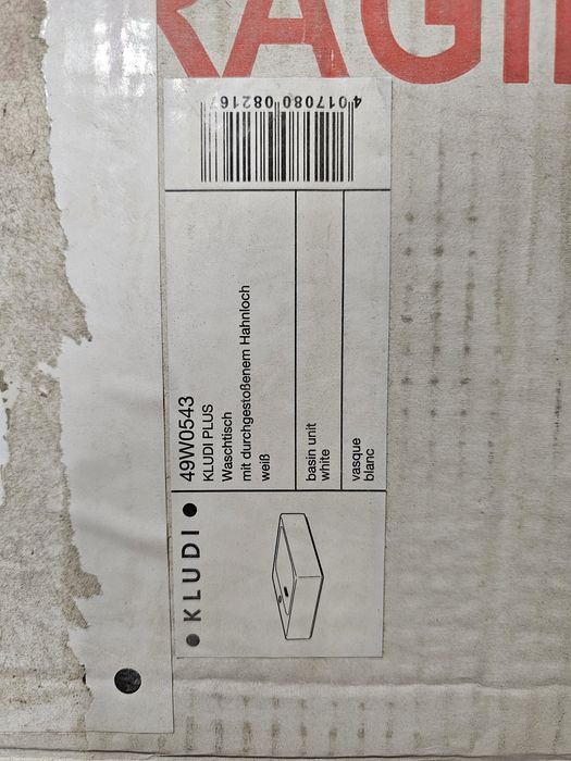 Мивка за баня KLUDI PLUS 49W0543