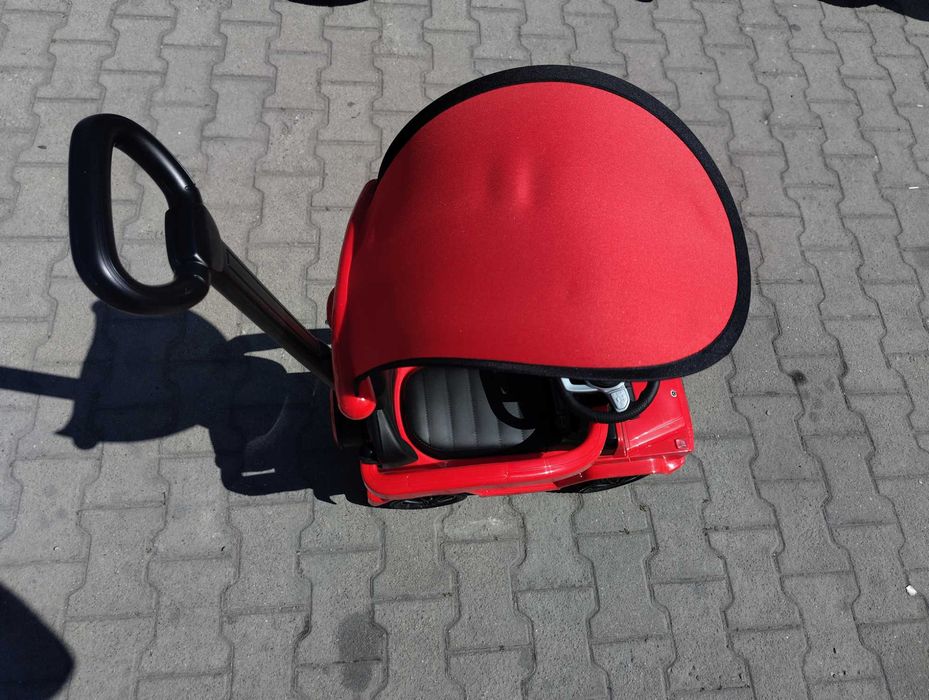 MERCEDES Кола за яздене с дръжка и сенник Mercedes-benz G350d червен