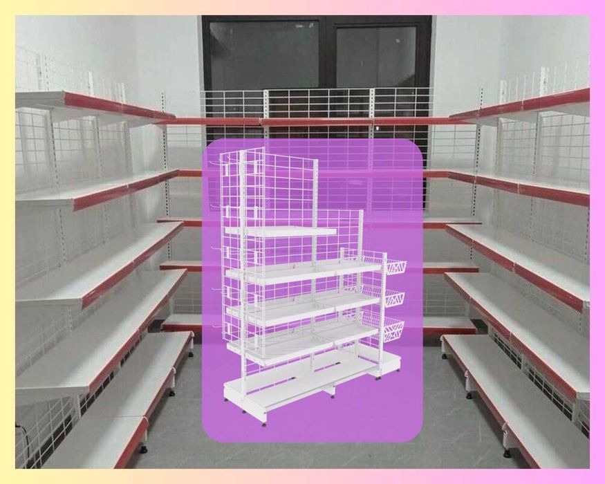 Полка стеллаж, металлическая, raf tokchasi, metall tokcha
