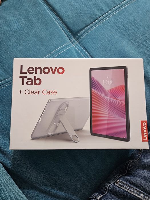 SIGILAT Tableta Lenovo Tab + Clear Case, 10.1", 4GB RAM, 128GB, Wi-Fi,