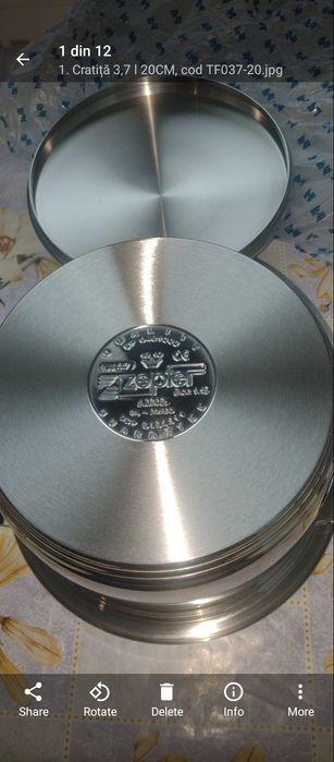 Vase ZEPTER neutilizate nedeconservate