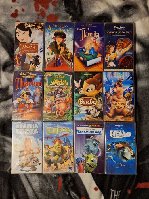 Анимации на Дисни VHS