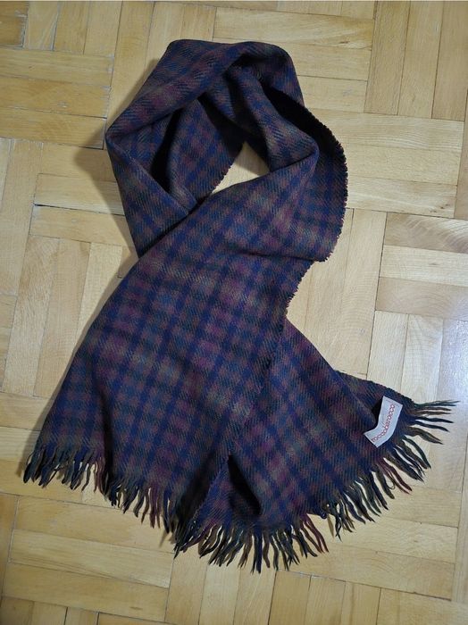 Fular Lux Roccobarocco, Lână Pătrată, Made in Italy, Bărbați