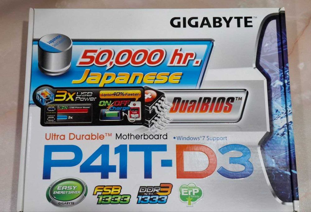 Плата Gigabyte + проц. Intel Core2Quad Q9550 (4х ядерный) + Ram 8 Gb