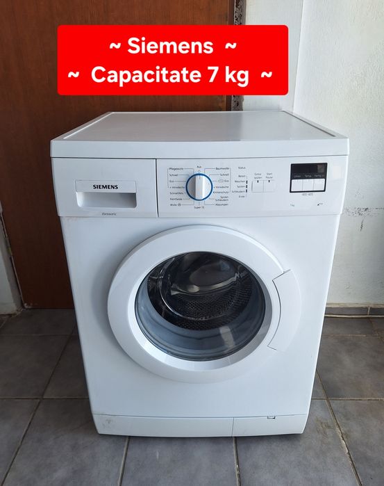TRANSPORT GRATUIT.  Siemens 7 kg. Impecabilă.