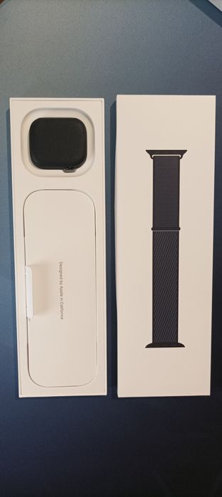 НОВ смарт часовник  | Apple Watch Series 10 – Jet Black, 42 мм, алумин