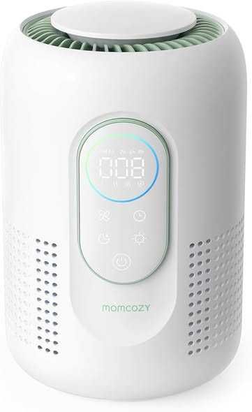 Purificator de aer Momcozy pentru camera copiilor, 4 filtre, PM2.5, lumină de noapte ,Garantie