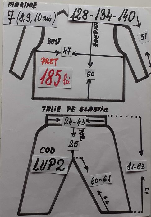 Costum Lup pentru copii