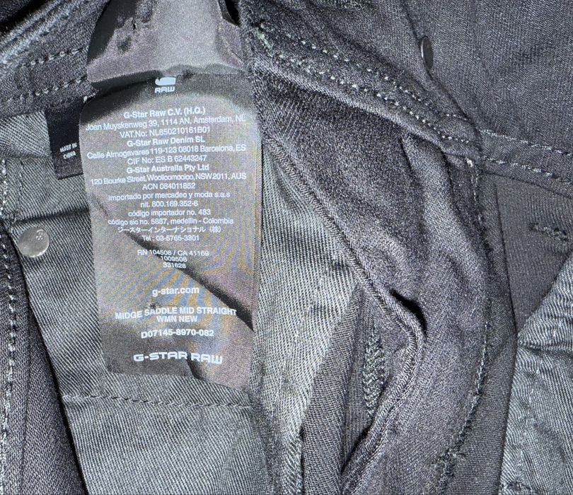 G-Star RAW Midge Saddle Straight Jeans ОРИГИНАЛНИ дамски дънки -  24