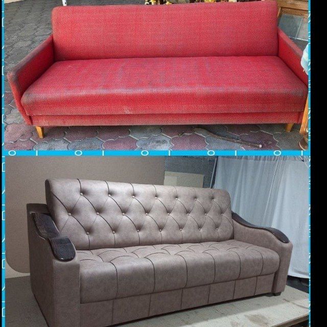 Обивка и ремонт старой мягкой мебели