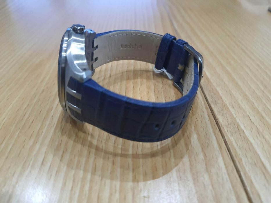 Swatch Irony Big YTS408 “New Bigberry” –  нов, син циферблат, дата