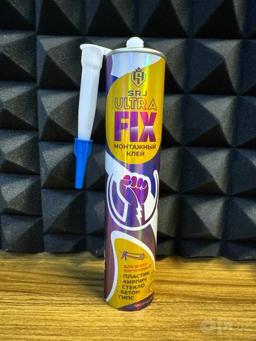 Монтажный клей Жидкие гвозди SRJ ULTRA FIX Bambuk va Ecoplit panelarga