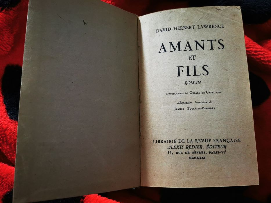 Voyage au centre de la Terre Hetzel D. H. Lawrence Amants et Fils 1931